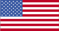 1.37m - 1 1/2 YD - USA FLAG PRINT BUNTING